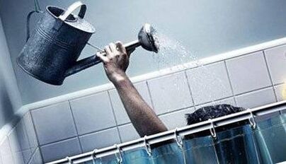Warmed shower before the soda member increase procedure