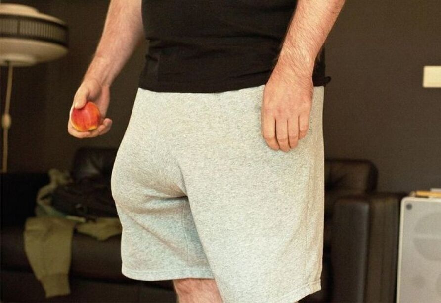Man with an extended member
